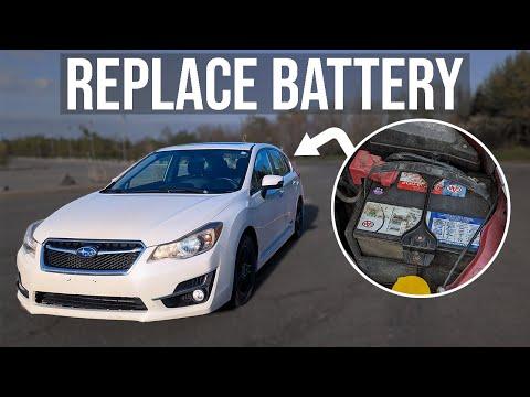How to [EASILY] Replace the Battery - Subaru Impreza (2012-2016)