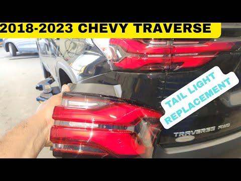 2018-2023 Chevy Traverse tail light replacement
