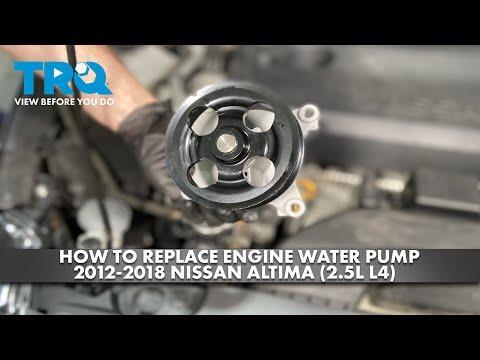How to Replace the Water Pump on a 2013-2018 Nissan Altima 2.5L (Timing Chain Driven) (Engine: Inline 4 2.5L | Body: Sedan)