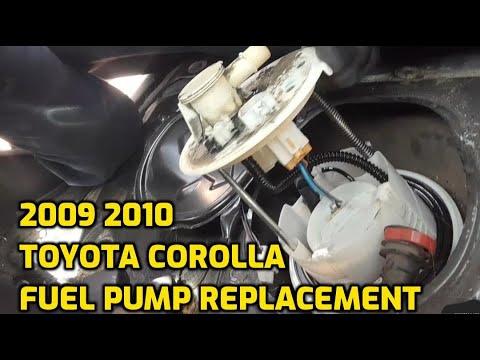 How to Replace the Fuel Pump on a 2009 Toyota Corolla (In-Tank Module Under Rear Seat)