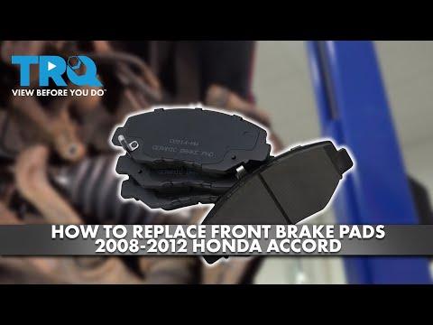 How to Replace Front Brake Pads 2008-2012 Honda Accord