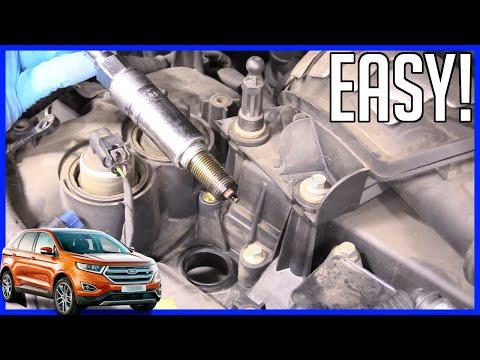 How to Replace Spark Plugs on a 2012-2018 Ford Edge (2.0L EcoBoost) (Engine: V6 3.5L)