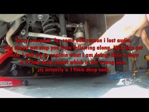 2016-2017 Lexus is200t, is250, is350 rear shock absorber remove and installation