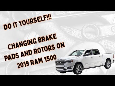 Changing Brake Pads and Rotors on a 2019 Ram 1500 Bighorn