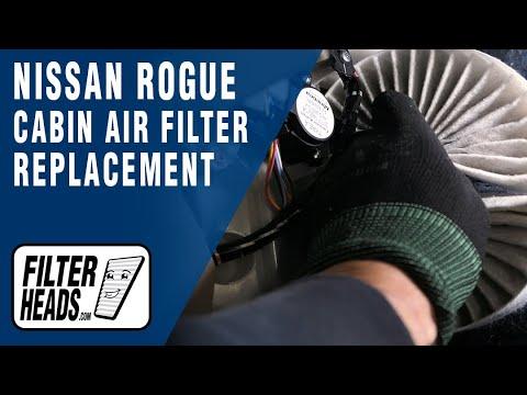 How to Replace Cabin Air Filter 2019 Nissan Rogue | AQ1241