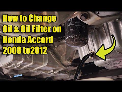 Honda Accord 2008-2012: How to Change Oil &amp; Oil Filters for