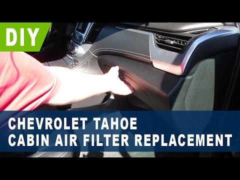 Chevrolet Tahoe Cabin Air Filter Replacement ( 2015 2016 2017 2018 2019 2020 )