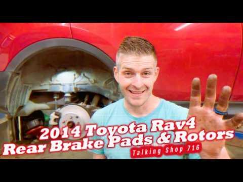 2014 Toyota Rav4 Rear Brake Pads &amp; Rotors Replacement