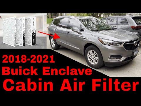 How to Replace the Cabin Air Filter on a 2008-2018 Buick Enclave (Step-by-Step) (Engine: V6 3.6L)