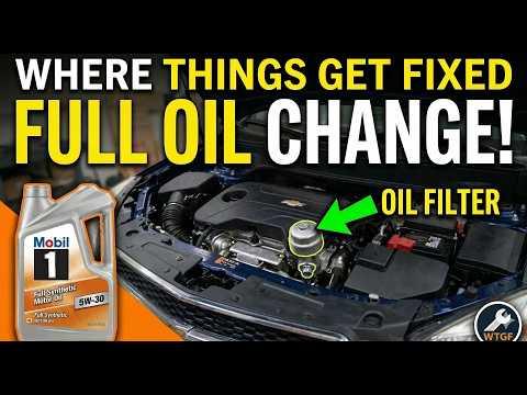 How to Change the Engine Oil and Oil Filter on a 2005-2018 Chevrolet Equinox (Engine: Inline 4 2.4L)
