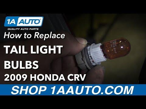 How to Replace Taillight Bulbs 07-11 Honda CR-V