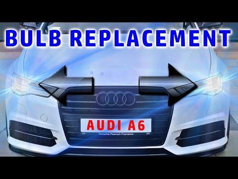How to Replace Both Headlight Bulbs on a 2002-2015 Audi A6 (HID D3S or Halogen H7)