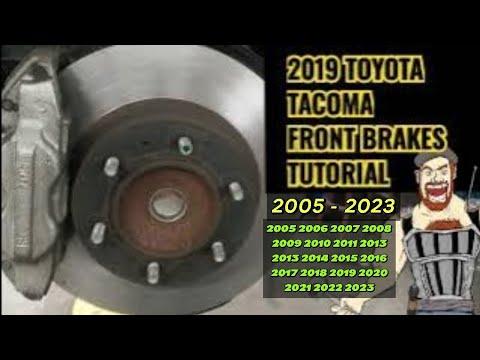 How to Replace Front Brake Pads on a 2016-2026 Toyota Tacoma (Trim: SR)