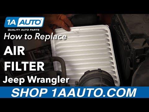 How to Change Air Filter 06-18 Jeep Wrangler