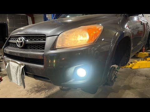 Front Turn Signal &amp; Marker Light 7443 Bulb Replacement 2006-2012 Toyota Rav4