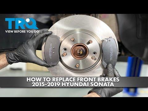 How to Replace Front Brakes 2015-2019 Hyundai Sonata