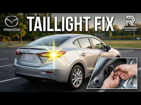 Complete Guide: Mazda 3 Tail Light Bulb Replacement (2013-2018) | Step-by-Step Tutorial