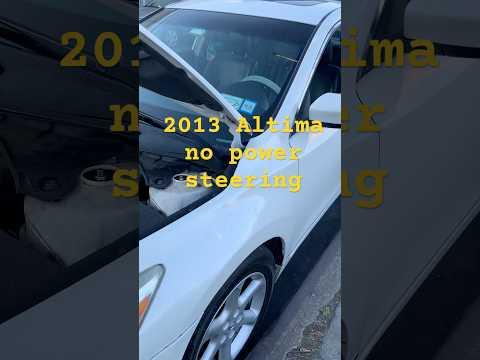 2013 Nissan Altima 2.5 no power steering bad connection #automobile #motorparts #nissan #fix #auto