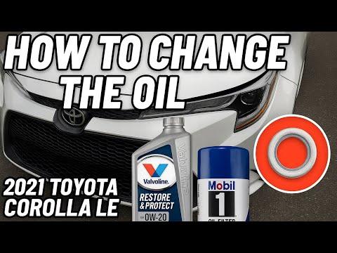How To Change The Oil On A 2021 Toyota Corolla LE