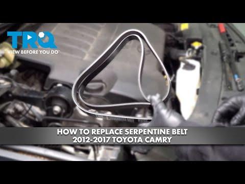 How to Replace Serpentine Belt 2012-2017 Toyota Camry