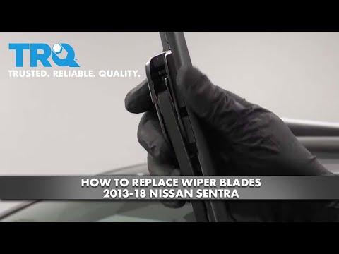 How to Replace Front Windshield Wiper Blades on a 2013-2019 Nissan Sentra