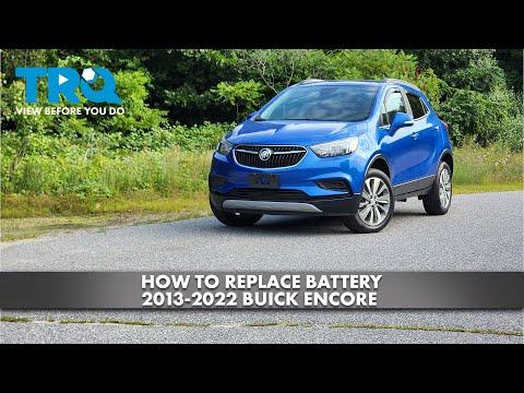 How to Replace Battery 2013-2022 Buick Encore