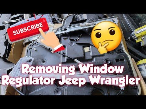 How to: Remove Window Regulator Jeep Wrangler