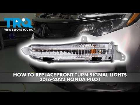 How to Replace Front Turn Signal Lights 2016-2022 Honda Pilot