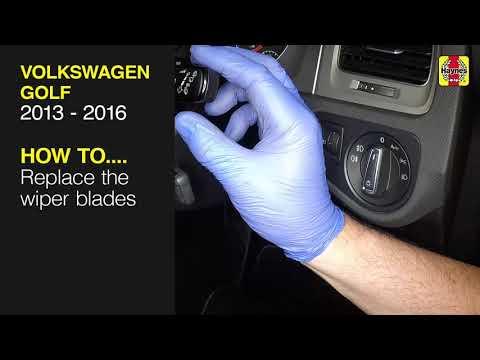 How to Replace Front Windshield Wiper Blades on a 2015-2021 Volkswagen Golf