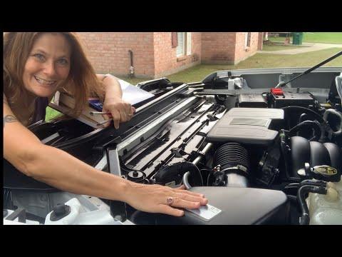 Changing air filter in 2019 GMC Sierra