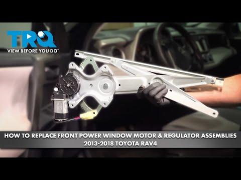 How to Replace Front Power Window Motor &amp; Regulator Assemblies 2013-2018 Toyota RAV4