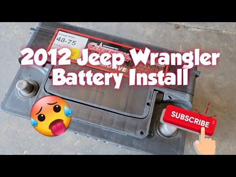 How to: Install New Battery 2012 Jeep Wrangler