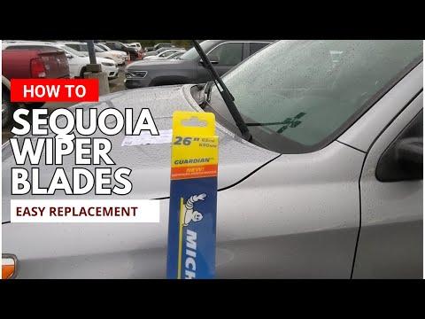 How to replace Wiper Blades on Toyota Sequoia