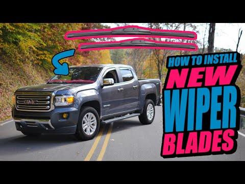 How to Replace Front Windshield Wiper Blades on a 2016 GMC Canyon