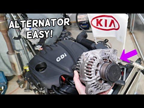 ALTERNATOR REPLACEMENT REMOVAL KIA SPORTAGE, KIA SORENTO