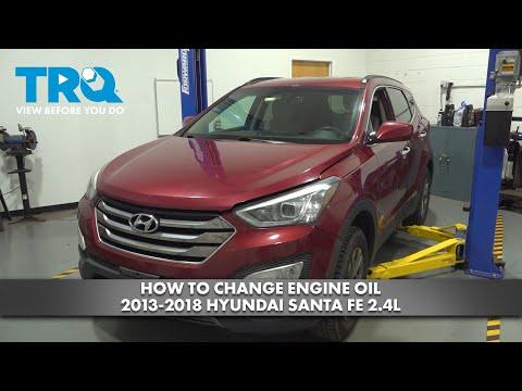 How to Change Engine Oil & Oil Filter on a 2010-2018 Hyundai Santa Fe (3.3L V6) (Engine: V6 3.3L)