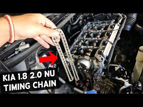 HOW TO REPLACE TIMING CHAIN ON KIA FORTE K3 SOUL SPORTAGE 1.8 2.0 NU ENGINE