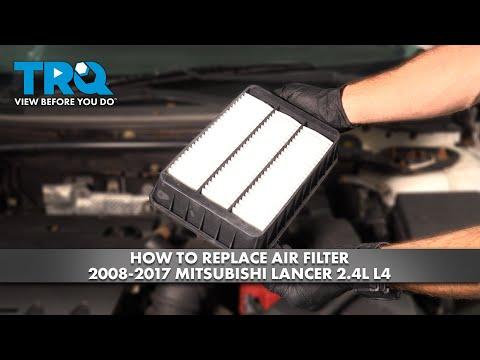 How to Replace Air Filter 2008-2017 Mitsubishi Lancer 2.4L L4