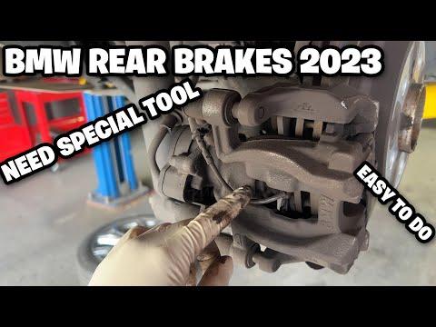 BMW X1 Rear Brake Pads Replacement Electric Parking Brake