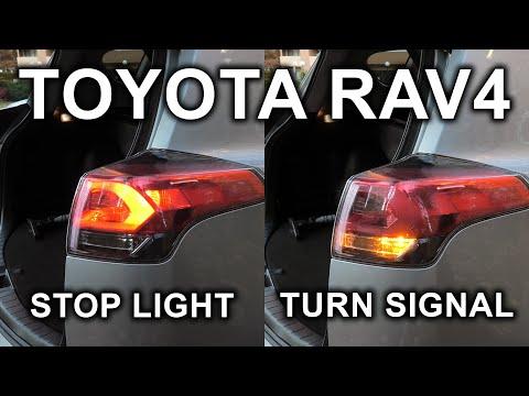 Toyota RAV4 (2013-2018): How To Replace Rear Stop/Brake Light And Turn Signal Light Bulbs?