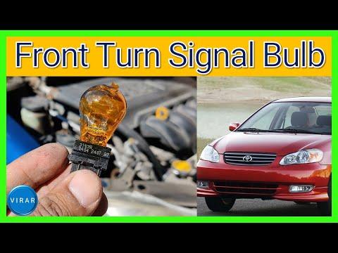 How to Replace Front Turn Signal Bulb - Toyota Corolla (2003-2008)