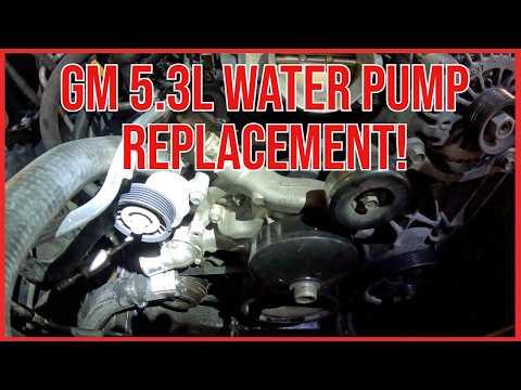 How to Replace the Water Pump on a 2007-2013 GMC Sierra 1500 (Engine: V8 5.3L)