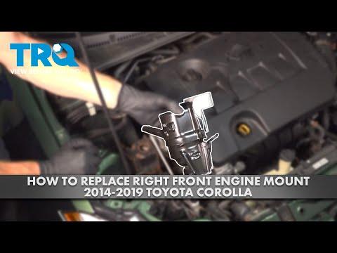 How to Replace Right Front Engine Mount 2014-2019 Toyota Corolla