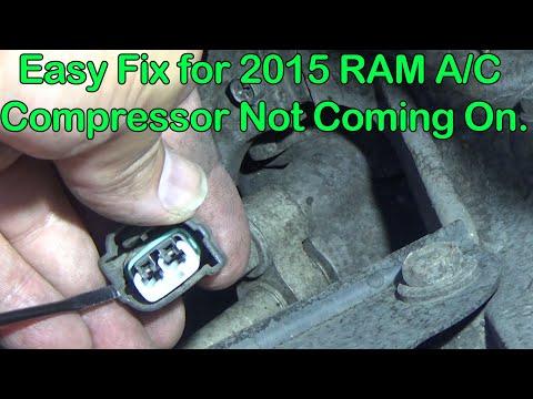 How to Replace the AC Compressor on a 2014-2022 Ram 1500 (Trim: Express | Engine: V6 3.6L)