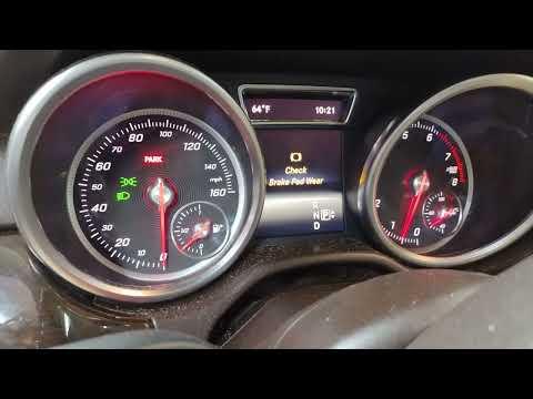 2016 MERCEDES GLE 350 BRAKE PADS AND ROTOR REPLACEMENT TRICK