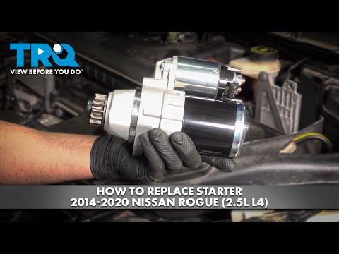 How to Replace the Starter Motor on a 2008-2014 Nissan Rogue (Engine: Inline 4 2.5L)
