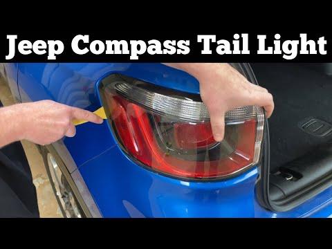 2018 - 2021 Jeep Compass Tail Light Removal - How To Remove &amp; Change Brake Reverse Light Taillight