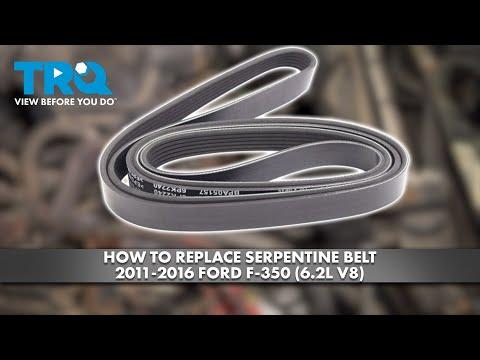 How to Replace the Serpentine Belt on a 2011-2022 Ford F-250 Super Duty (Engine: V8 6.2L)