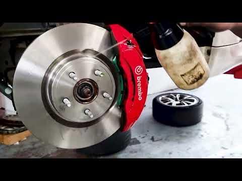 How to replace Front Brakes JEEP GRAND CHEROKEE SRT BRAKES #brembo #JeepSRT #Jeepnation
