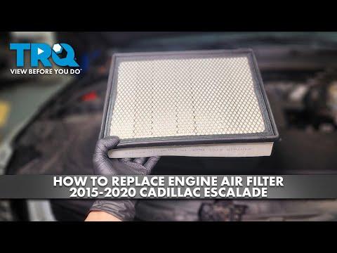 How to Replace Engine Air Filter 2015-2020 Cadillac Escalade